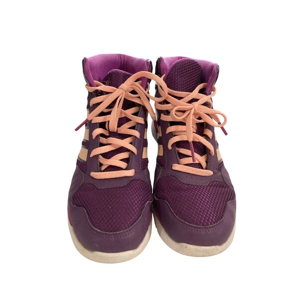 Adidas 047293 Women's Size 6 Purple Pink Mesh High-Top Sneakers shoes - Picture 2 of 8
